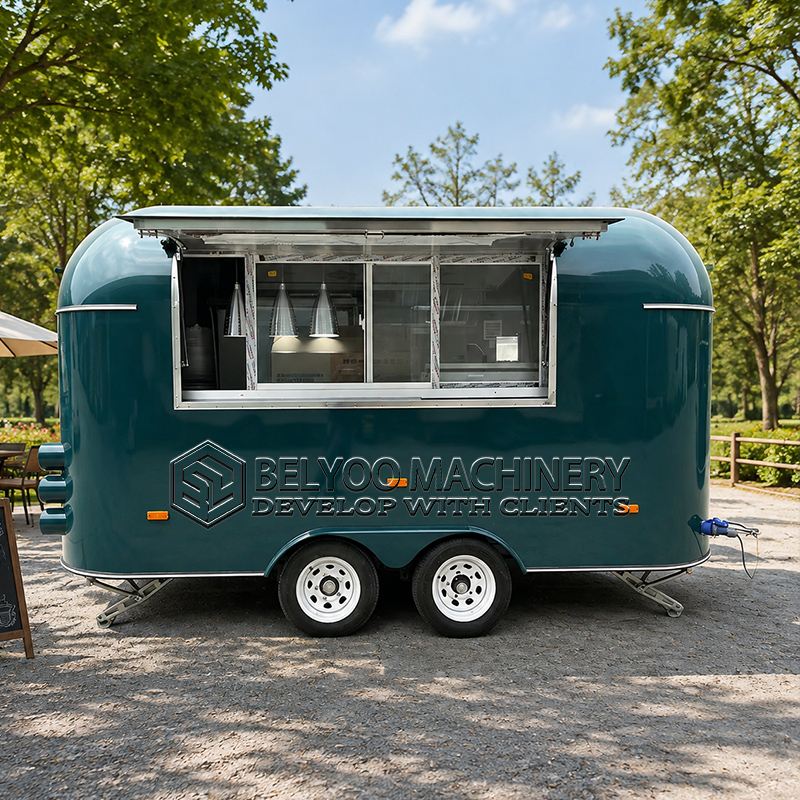 Coffee Equipment - Belyoo Commercial Food Trailer Custom Mobile