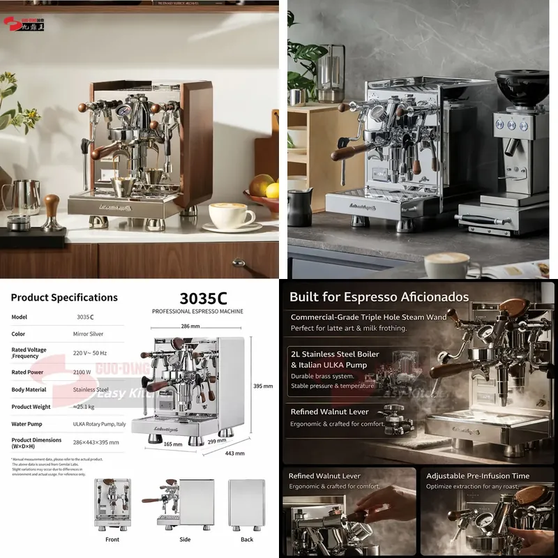 Coffee Equipment For Business - 【CHIMU HOME】Commercial Smart Espresso Coffee Machine