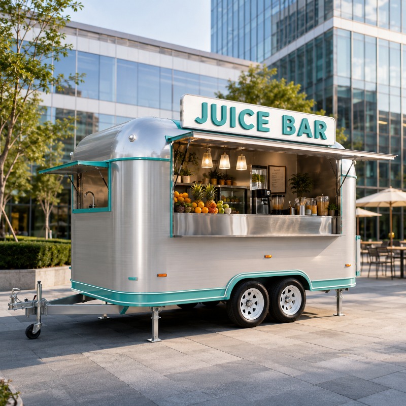 Mobile Coffee Van Equipment - Food Truck Mobile with Kitchen Street