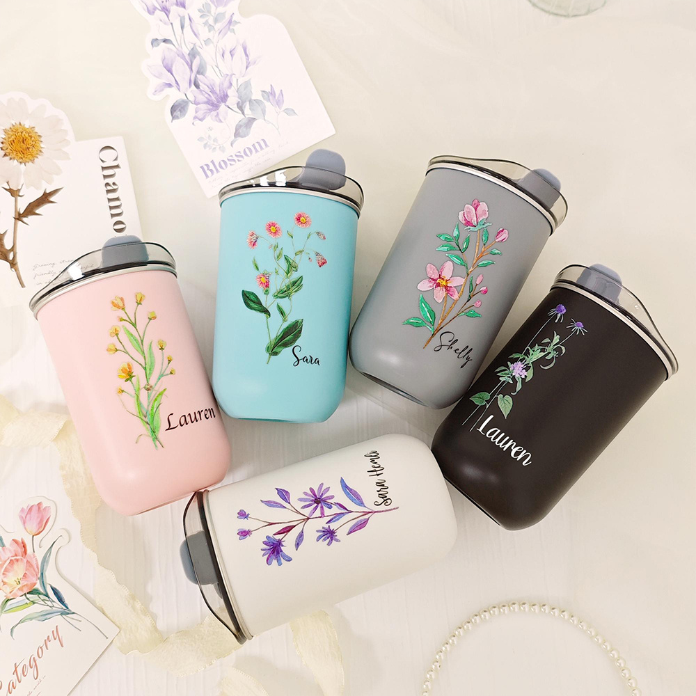 Custom Birth Flower Stainless  - Coffee Equipment Names 评论和价格