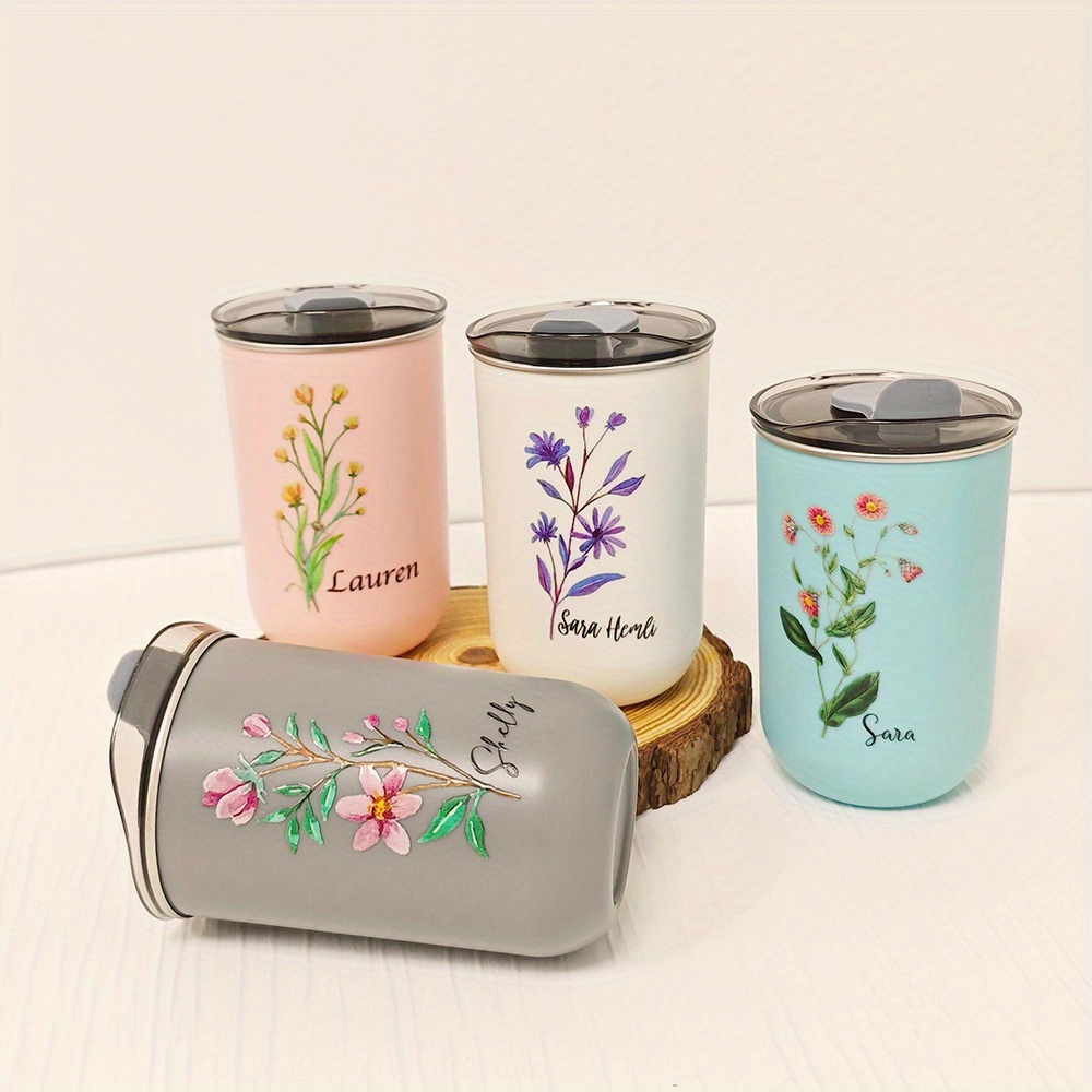 Custom Birth Flower Stainless  - Coffee Equipment Names 评论和价格