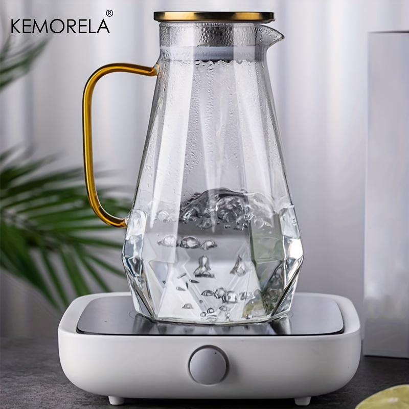 1PCS Diamond Texture Glass Tea - Coffee Equipment Home 评论和价格