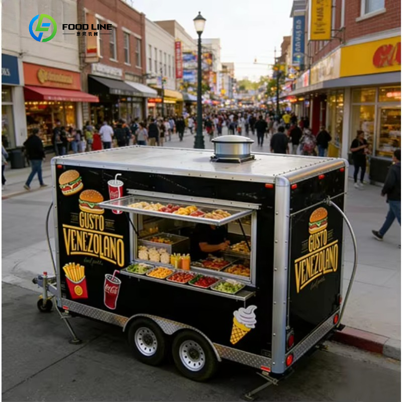 Square-shaped Restaurant Equip - Mobile Coffee Van Equipment 评论和价格