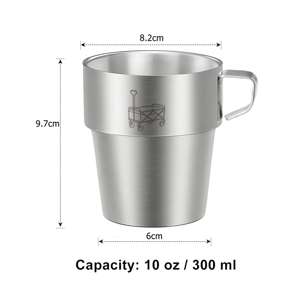 4 Pack Stainless Steel Camping - Coffee Equipment Travel Bag 评论和价格