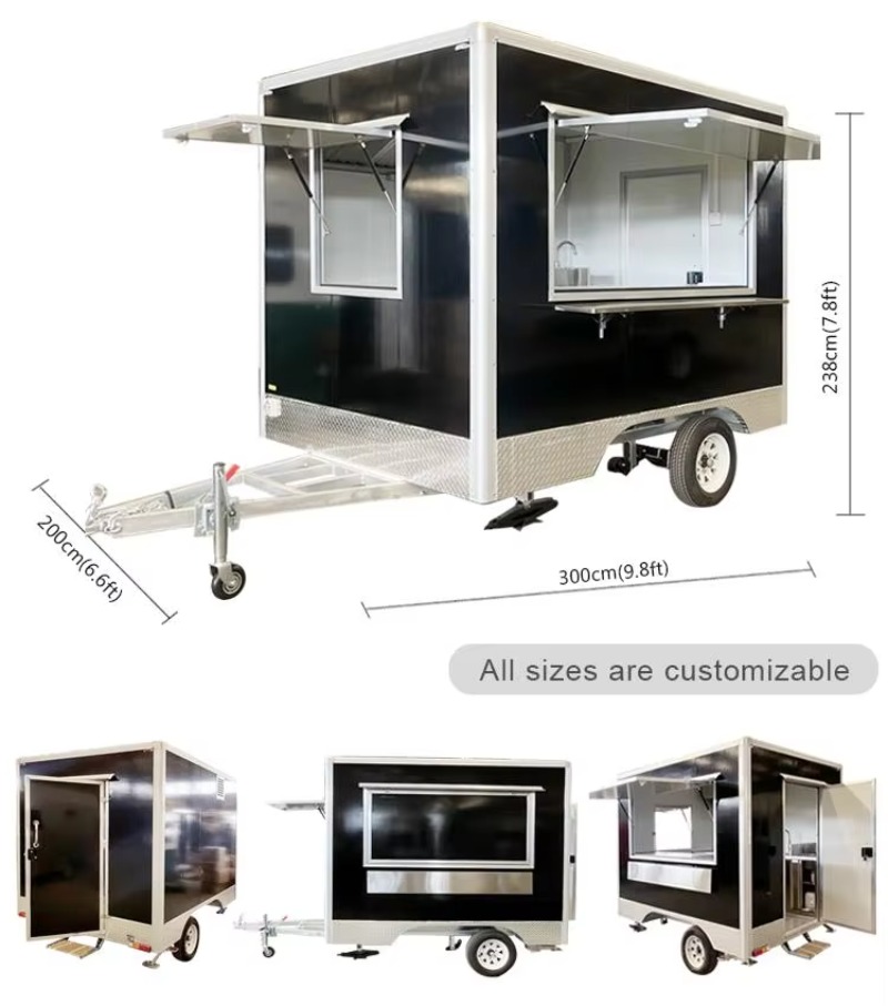 Pizza Coffee Camper Van Mobile - Mobile Coffee Van Equipment 评论和价格