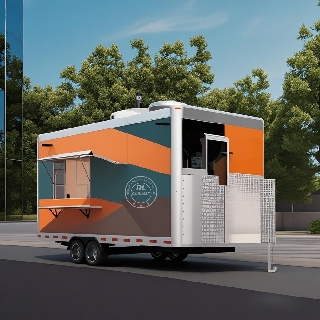 Snack Fast Food Truck Mobile K - Mobile Coffee Van Equipment 评论和价格