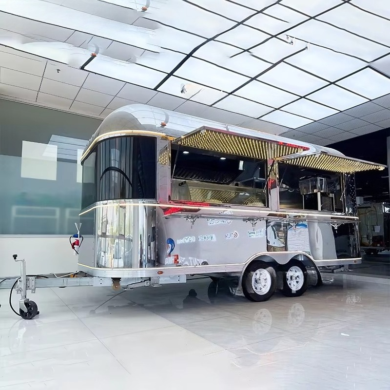Custom Food Truck Trailer Full - Mobile Coffee Van Equipment 评论和价格