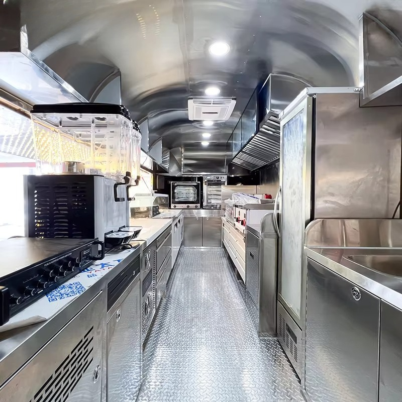 Custom Food Truck Trailer Full - Mobile Coffee Van Equipment 评论和价格