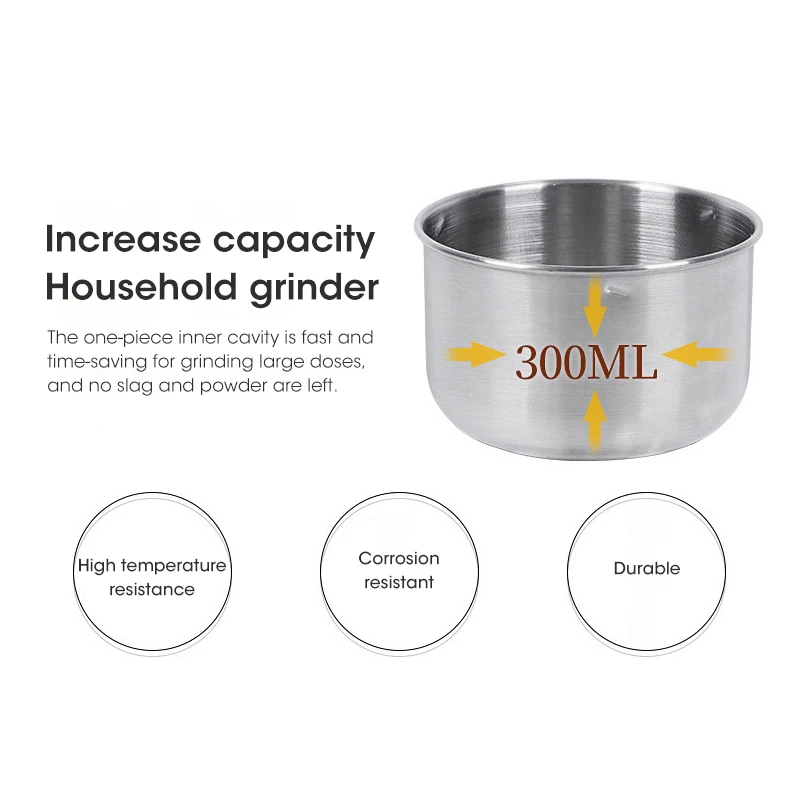Mini Electric Grinder 300ml Ul - Coffee Extraction Equipment 评论和价格