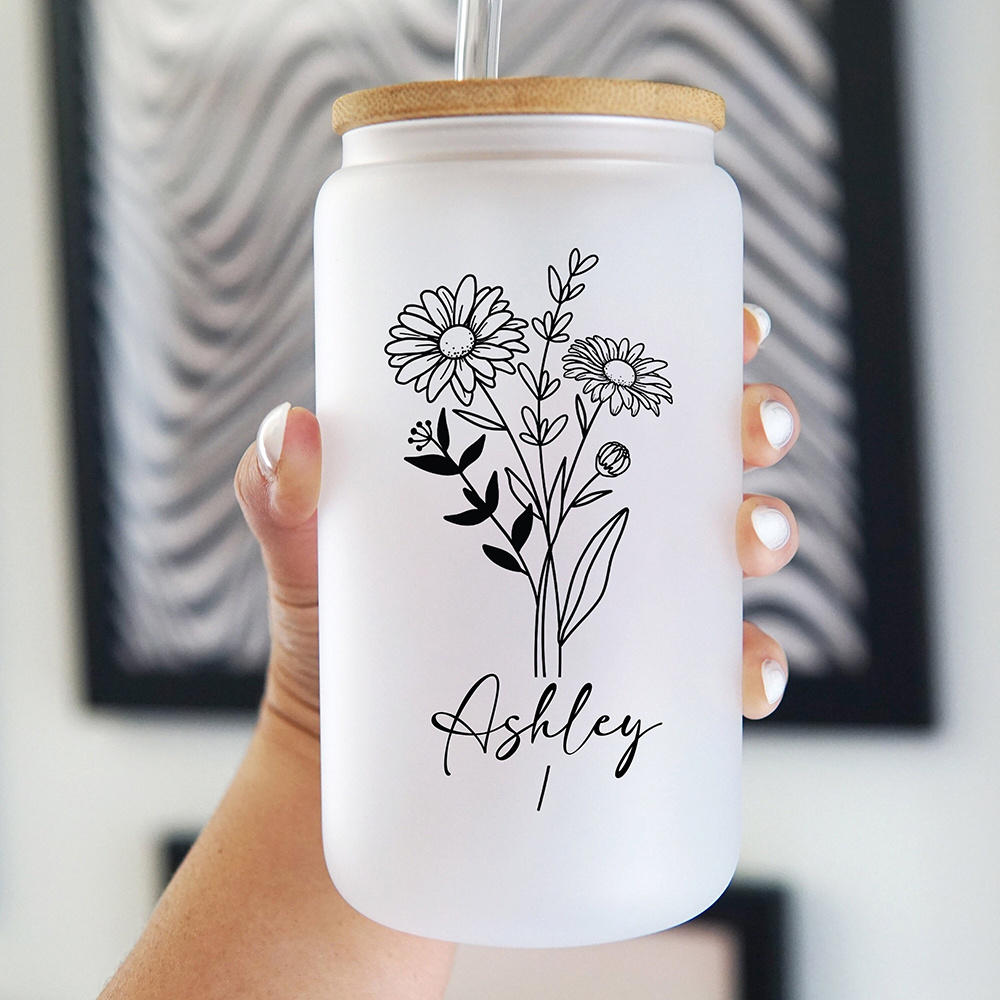 Customized Name Frosted Glass  - Coffee Equipment Names 评论和价格