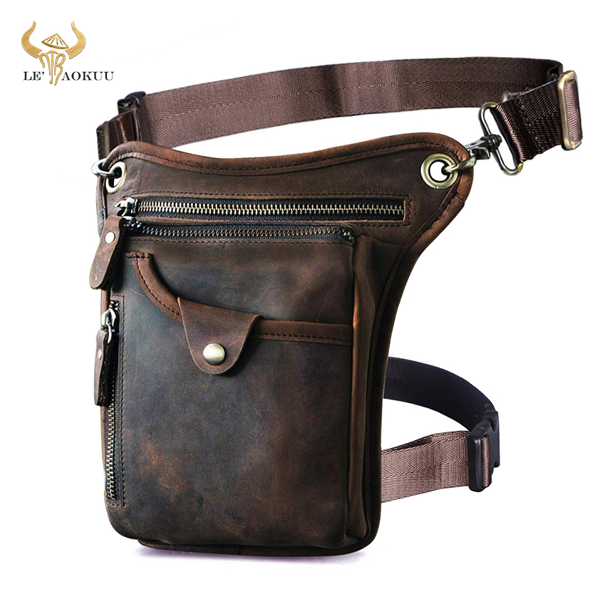 Thick Crazy Horse Leather Men  - Coffee Equipment Travel Bag 评论和价格