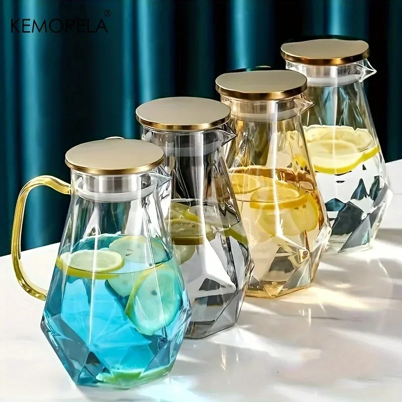 1PCS Diamond Texture Glass Tea - Coffee Equipment Home 评论和价格