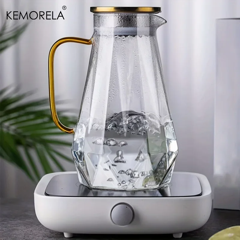1PCS Diamond Texture Glass Tea - Coffee Equipment Home 评论和价格