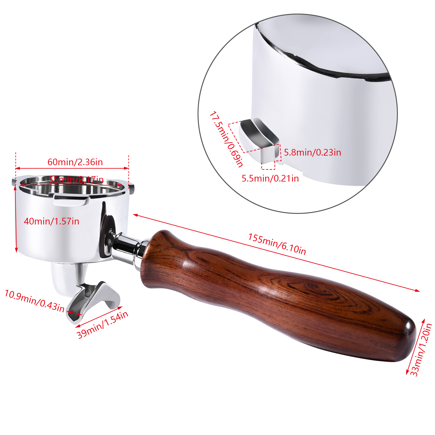 51mm Double Spout Coffee Porta - Coffee Equipment 评论和价格