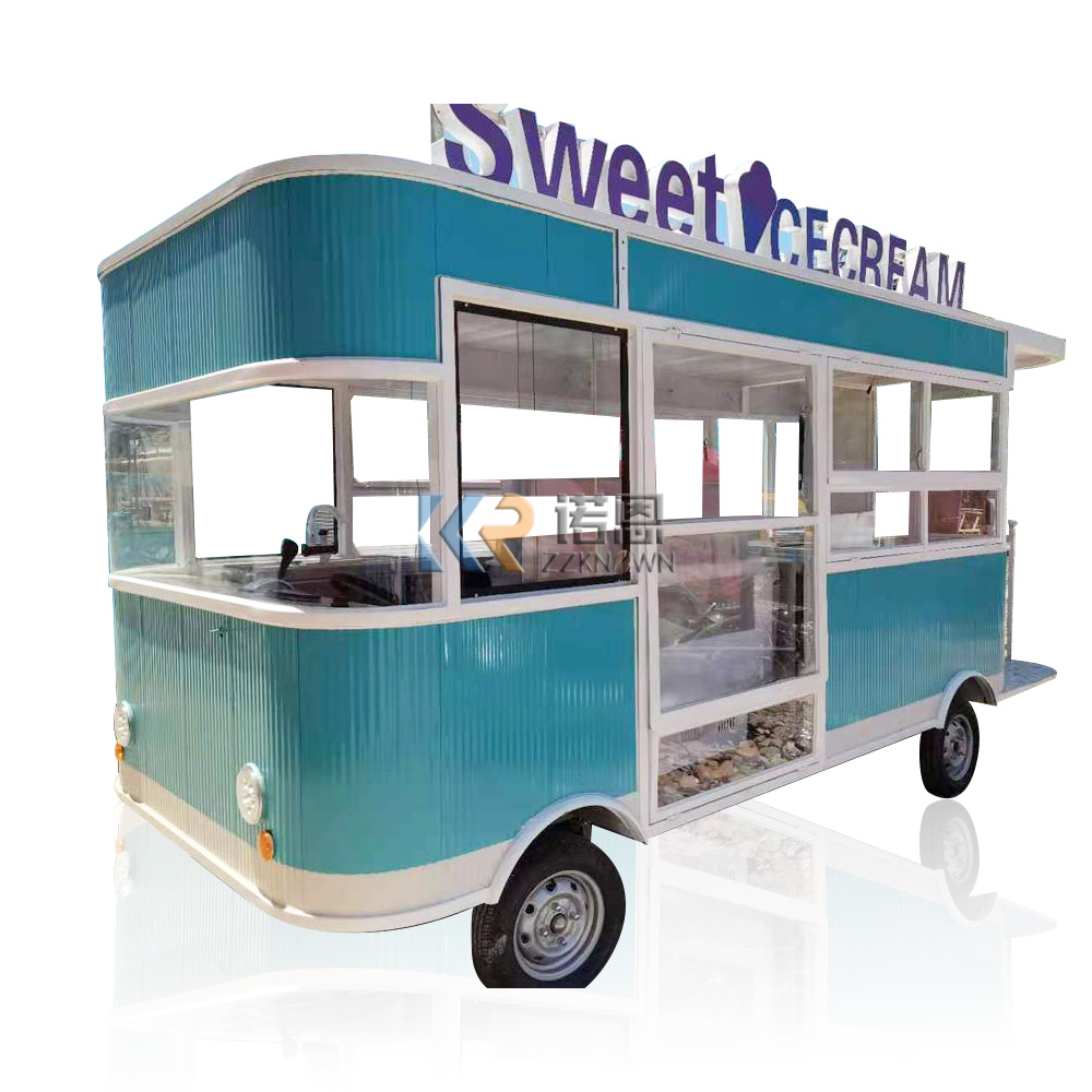 In Stock 5M Mobile Food Truck  - Mobile Coffee Van Equipment 评论和价格