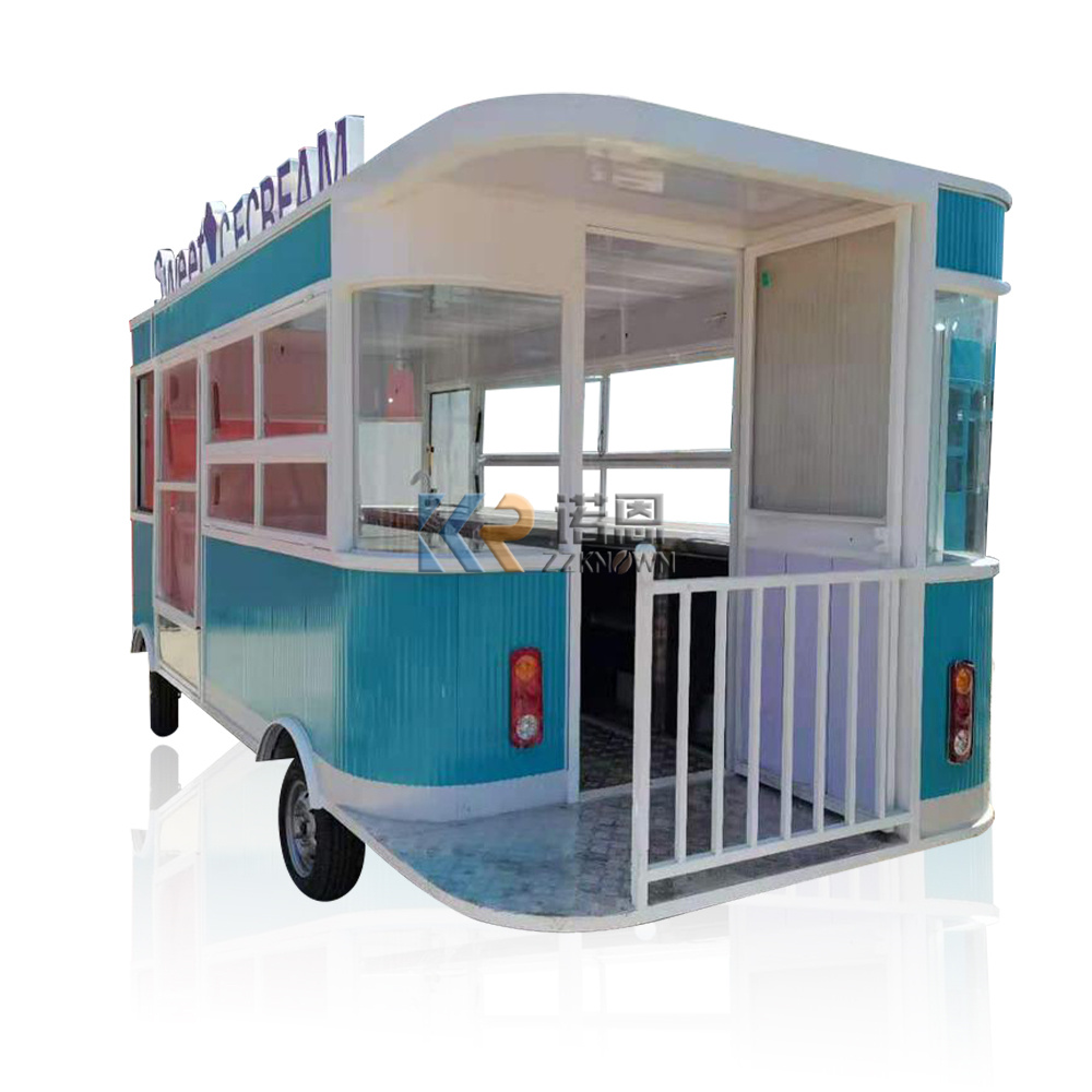 In Stock 5M Mobile Food Truck  - Mobile Coffee Van Equipment 评论和价格
