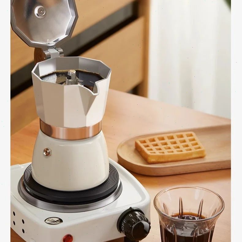 Round-bottomed Moka Pot Single - Coffee Equipment 评论和价格